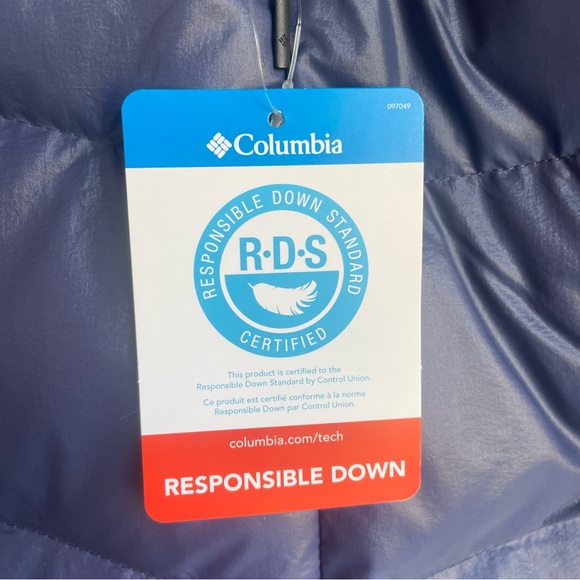 Columbia blue Icy Heights ll Down Jacket NWT Large - Picture 12 of 12